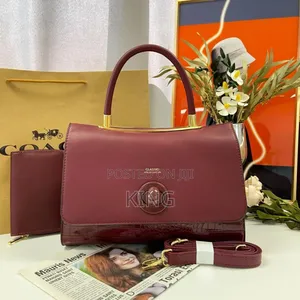 Vintage Style Handbag. Wine Red