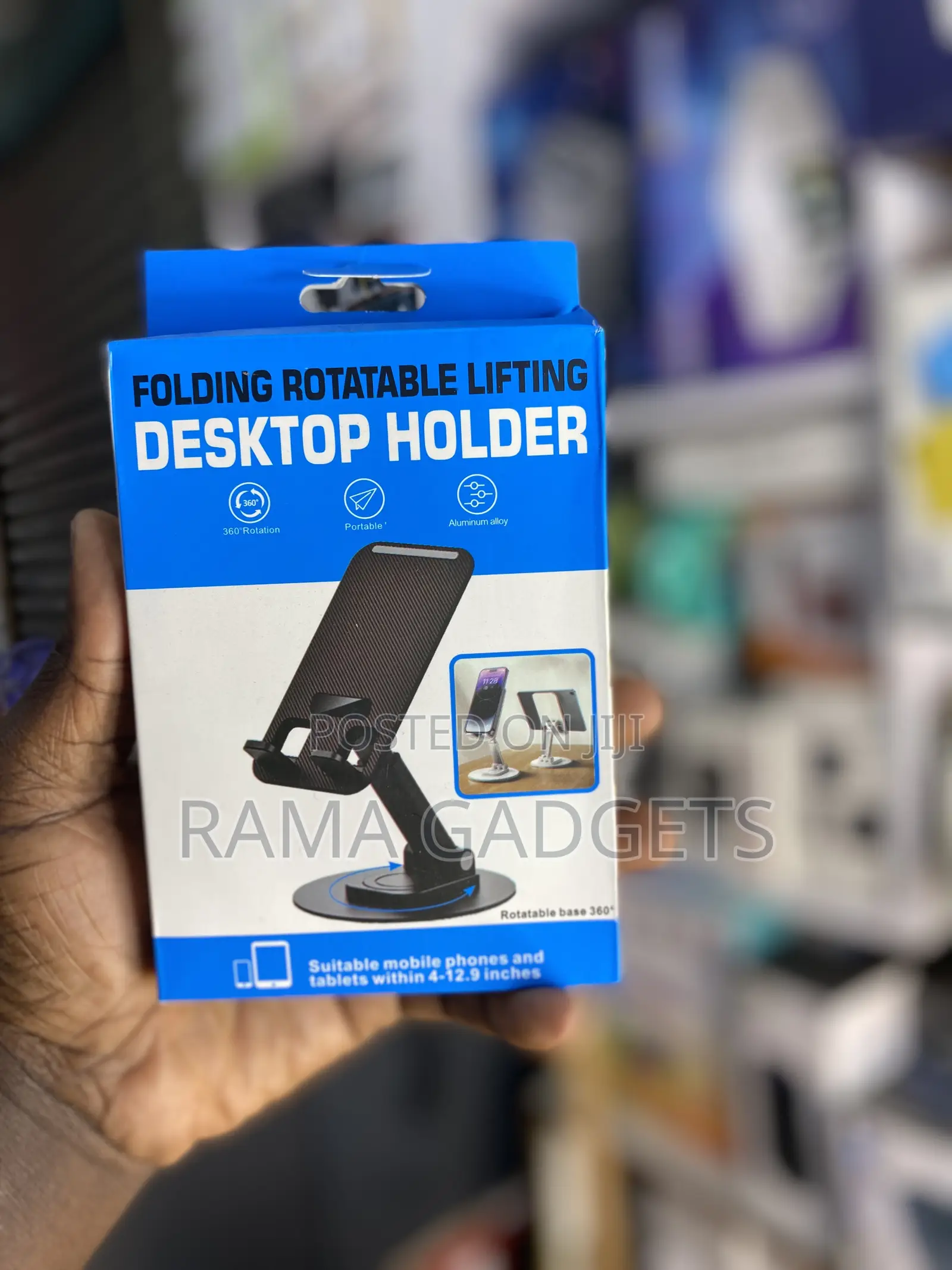 Folding Rotatable Desktop