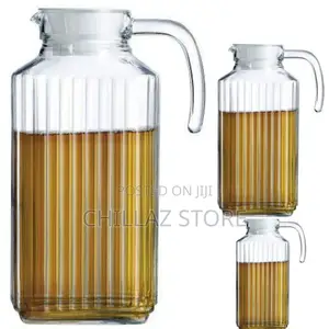 Citrus Glass Juice Jar