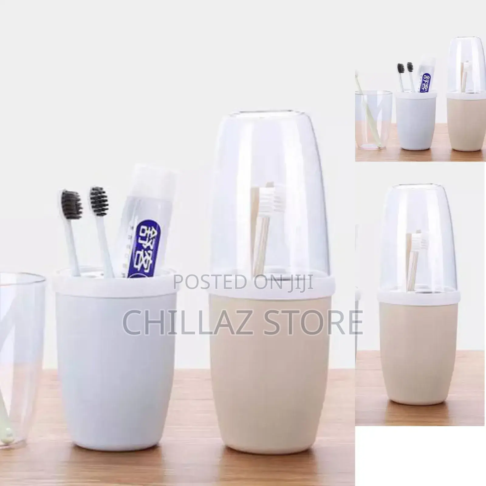 Portable Toothbrush Holder With Toothpaste