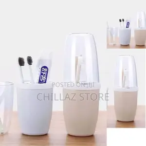 Portable Toothbrush Holder With Toothpaste