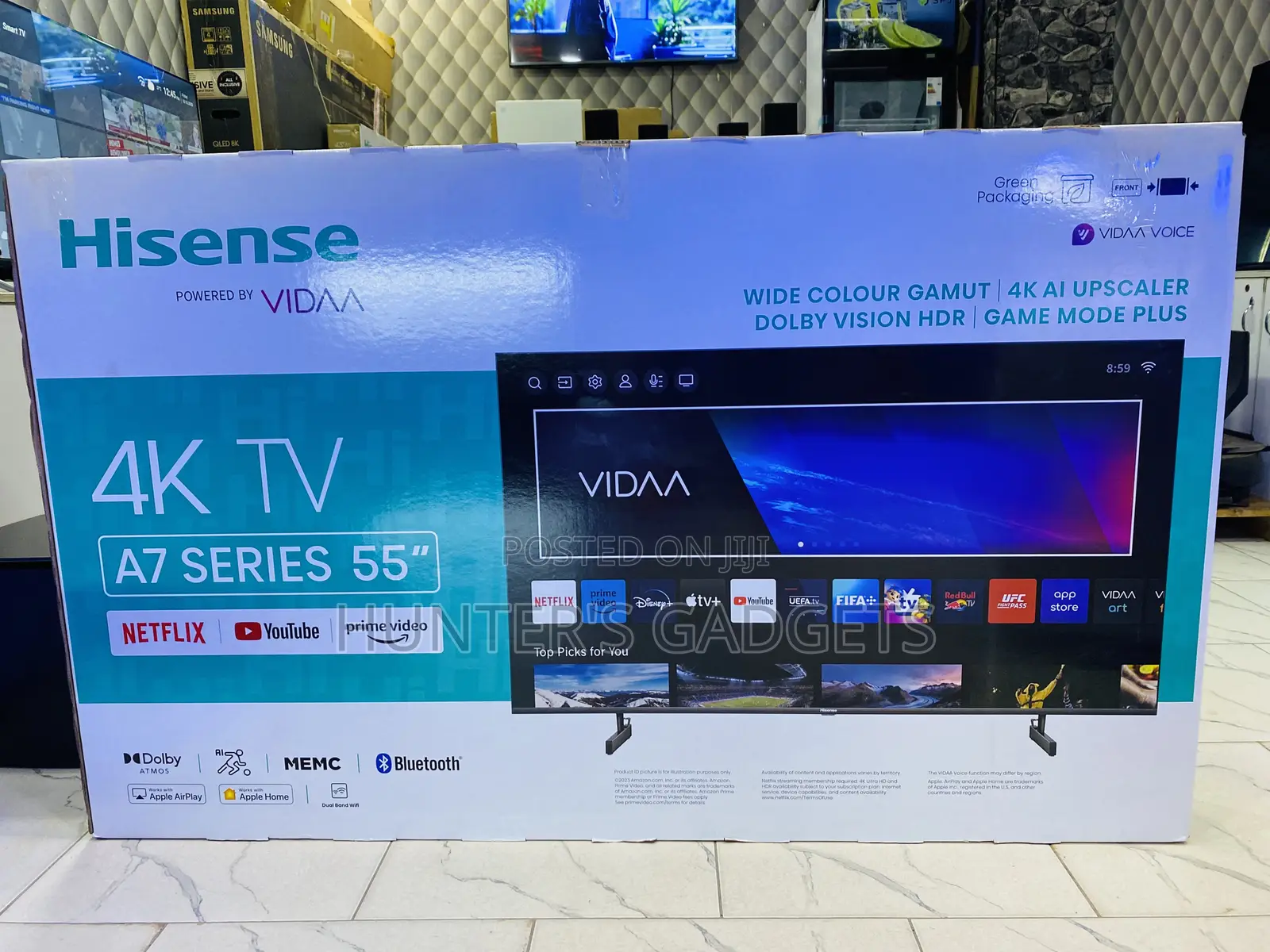 Hisense 65 Inches Smart Uhd With a Bluetooth A7 Series