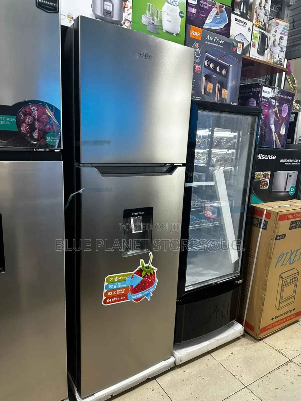 PIXEL 358L Double Door Fridge With a Dispenser \\ FROST FREE