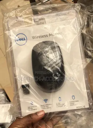 Original Wireless Mouse Comes With a Battery Dell