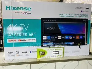 Hisense 65 Inches Smart Uhd With a Bluetooth A7 Series
