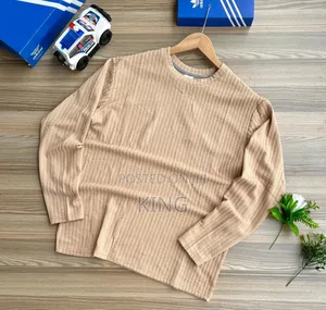 Long Sleeved T-Shirt. New Round Neck