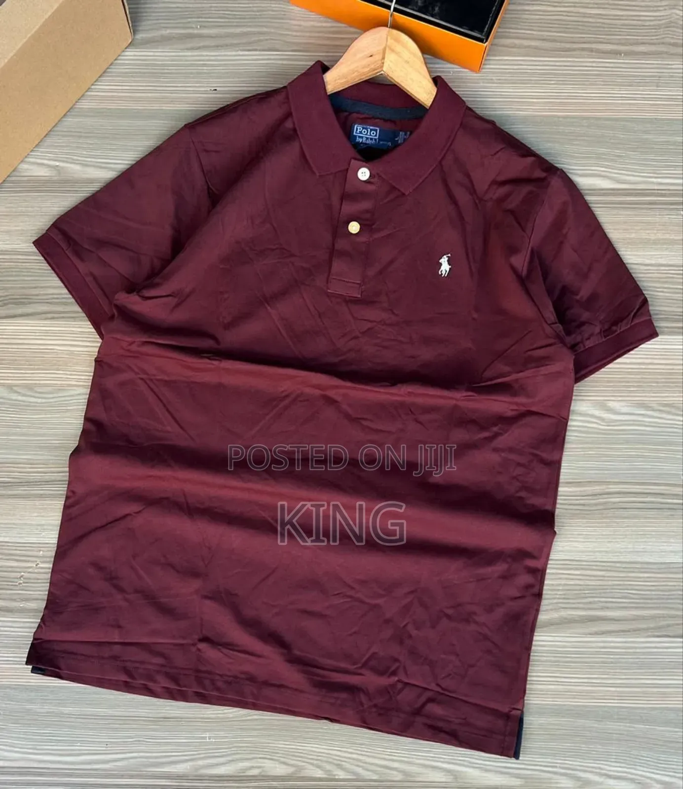 Maroon Polo T-Shirt