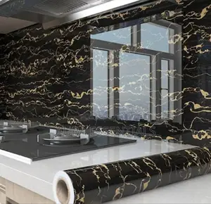 Granite Black Marble Gloss Self Adhesive