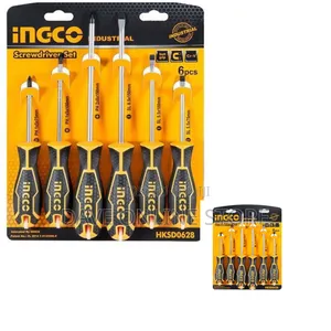 INGCO HKSD0628 Ingco 6pcs Screwdriver Set - Yellow