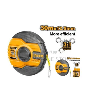 INGCO Fibreglass Measuring Tape - Orange