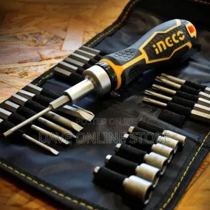 INGCO 26pcs Screwdriver Bits Set, CR-V, With Pouch,