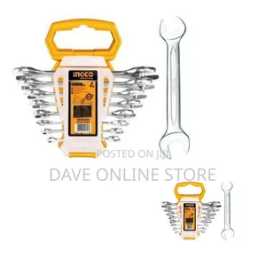 INGCO Double Open End Spanner Set - Silver