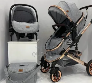 Unequaled Elegant 3 In 1 Baby Stroller
