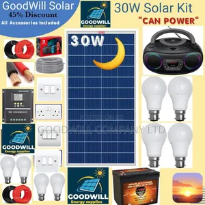 30w Solar Energy System Full Kit (German Module)