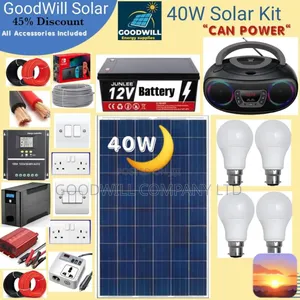 40w Solar Energy System Full Kit (German Module)