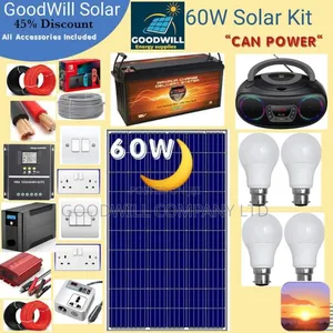 60w Solar Energy System Full Kit (German Module)