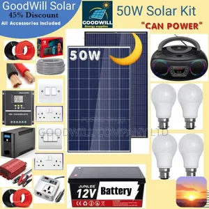 50w Solar Energy System Full Kit (German Module)