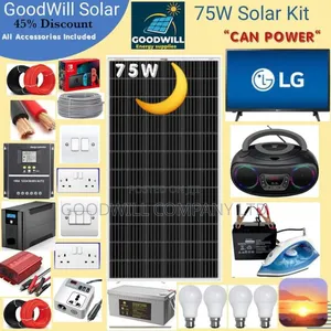75w Solar Energy System Full Kit (German Solar)