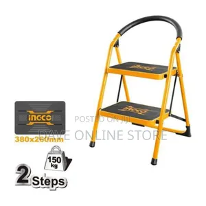 2 Step INGCO Steel Household Ladder Step Heavy Duty -