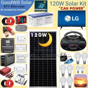 120w Solar Energy System Full Kit (German Solar)