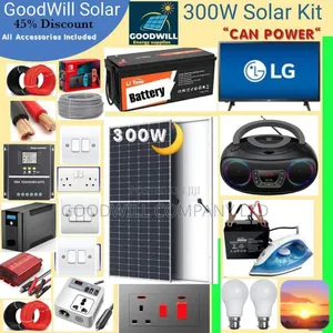 300w Solar Energy System Full Kit (German Solar)