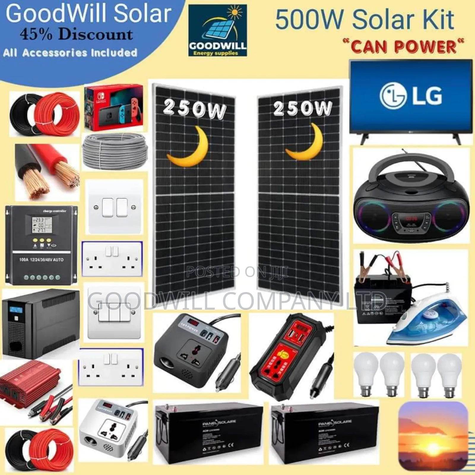 Latest 500w German Solar Kit