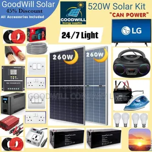520w Solar Energy System Full Kit (German Solar)
