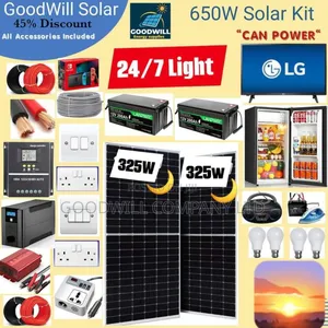 650w Solar Energy System Full Kit (German Solar)