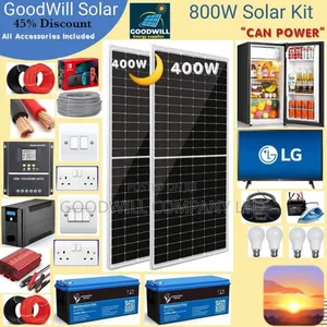 800w Solar Energy System Full Kit (German Solar)
