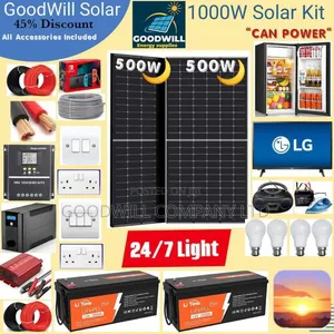 1kw or 1000w Solar Energy System Full Kit (German Solar)