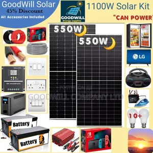 1100w Solar Energy System Full Kit (German Solar)