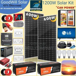 1200w Solar Energy System Full Kit (German Solar)