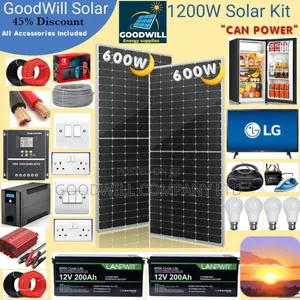 1200w Home Solar Kit