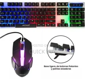 Illuminated Mechanical Gaming Keyboard and Mouse Gamer Kit
