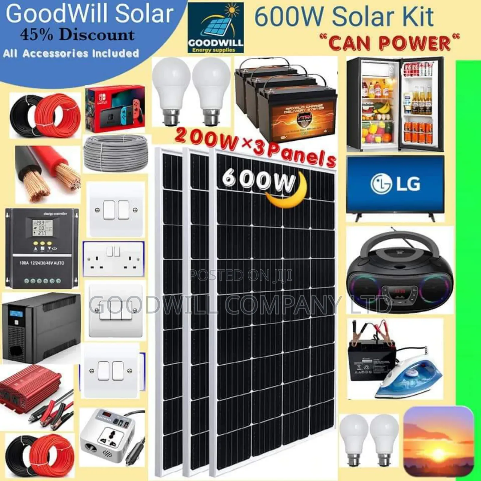 600w Solar Kit German Newest