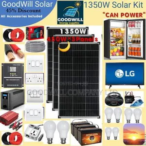 1350w Solar Energy System Full Kit (German Solar)