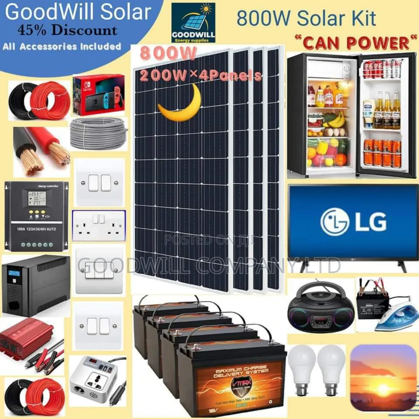 800w Solar Kit German Lininum Newest Module