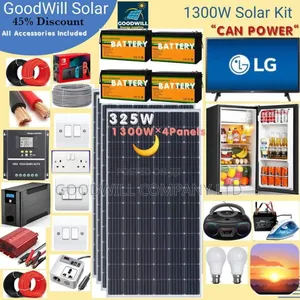 1300w Solar Energy System Full Kit (German Solar)