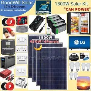 1800w Solar Energy System Full Kit (German Solar)