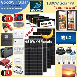 1800w Home Solar Full Kit (German Solar)