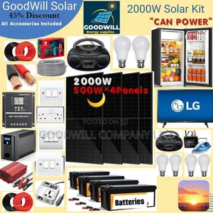 2kw or 2000w Solar Energy System Full Kit (German Solar)