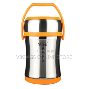 JINTBAO 2L High Quality Double Wall Food Flask - Silver
