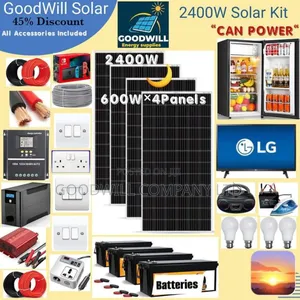 2400w Solar Energy System Full Kit (German Solar)