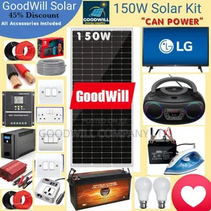 150w Solar Energy System Full Kit (German Solar)