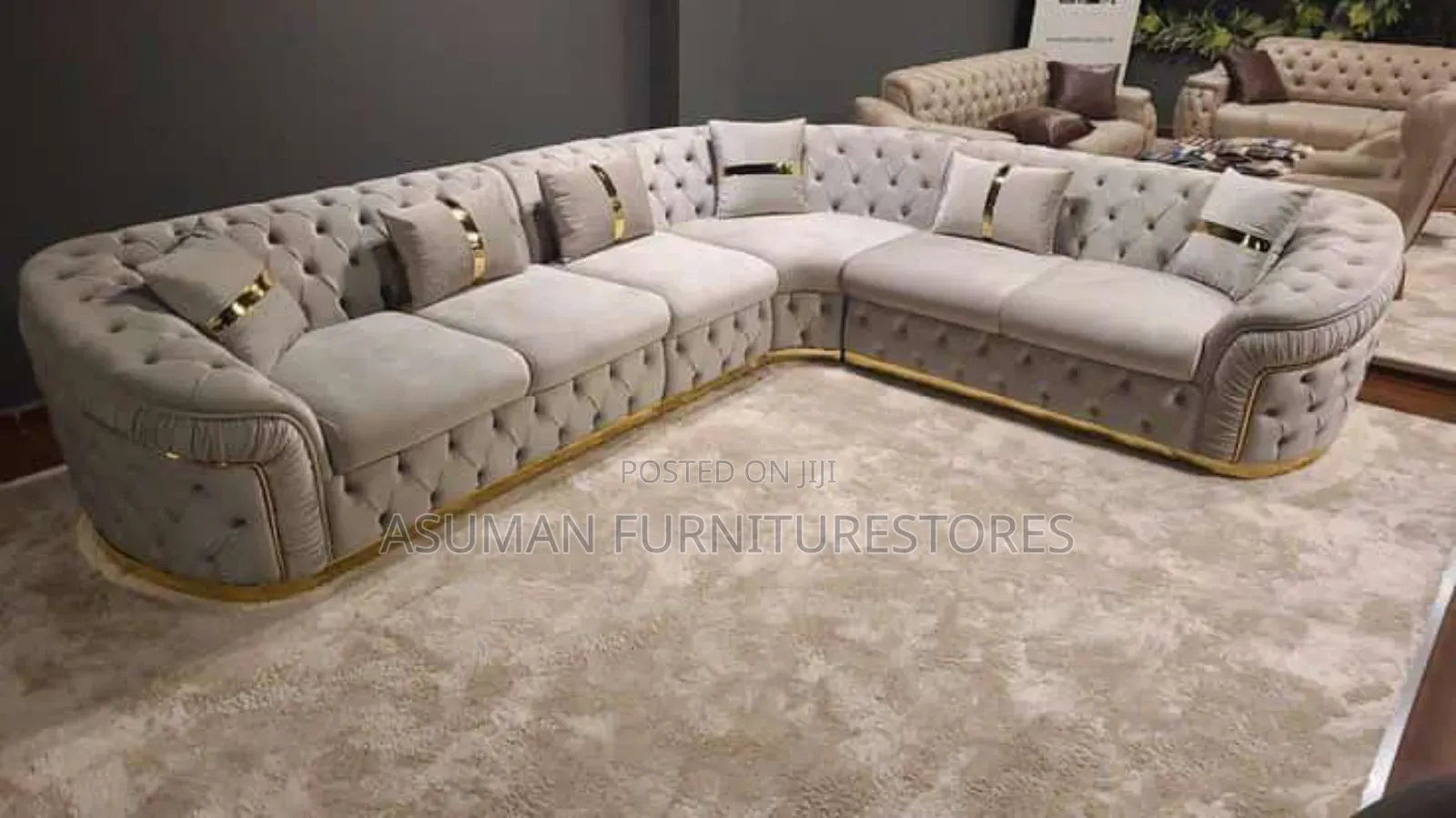 L_shape Chesterfield Sofa Set Call Us On
