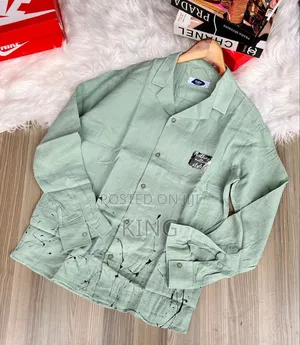 Stud Linen Shirt