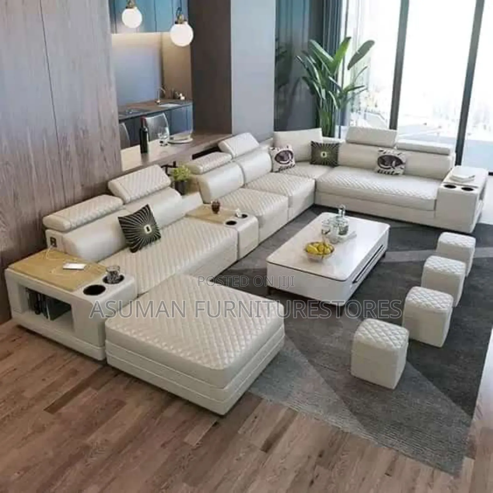 Luxury U_shape Sofa Set Call Us On