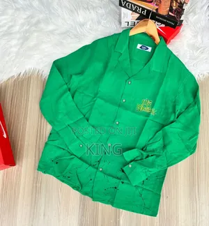 Classy Linen Shirt. Green