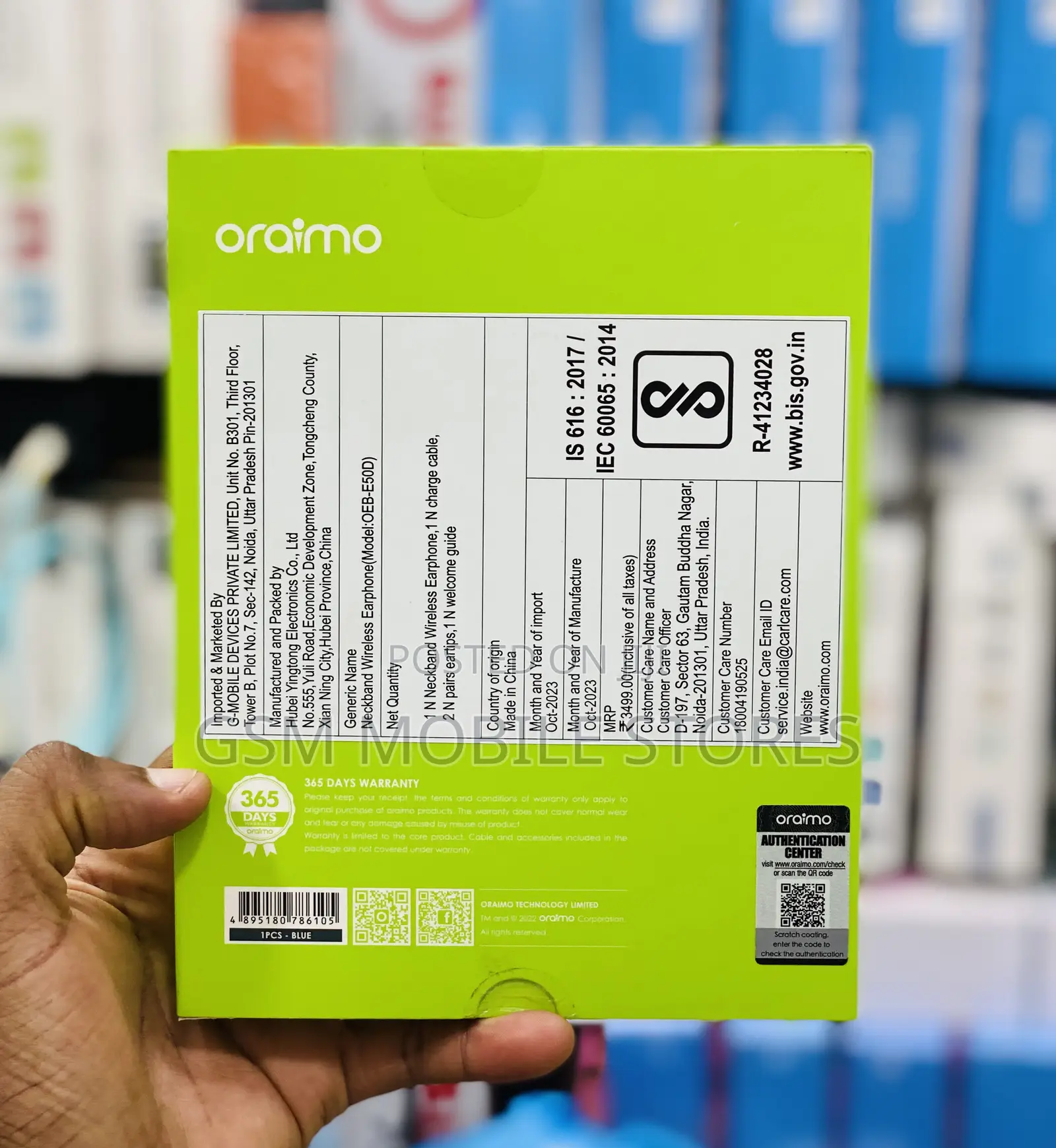 Oraimo Necklace 4 ENC Wireless Headphones