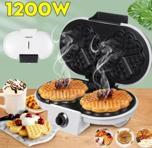 New Advanced SOKANY 1200W Electric Double Waffle Maker